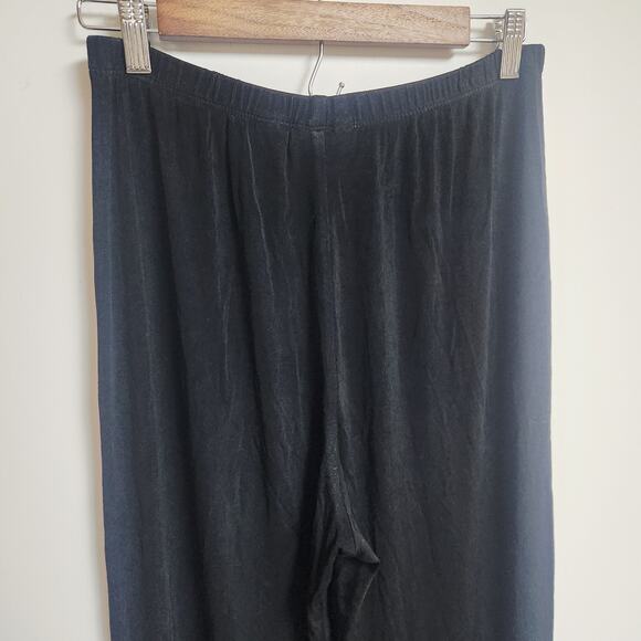 Vtg Chicos Travelers Pants Sz 1 Womens 8-10 Pull On Slinky Stretch Pleated Front - Picture 4 of 11